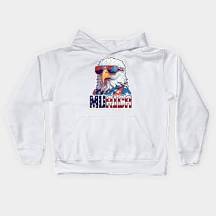 MURICA - Bald eagle number two Kids Hoodie